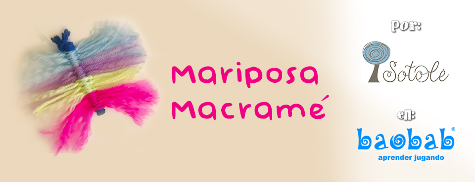 Taller Mariposa Macramé para Colgar ...ver más