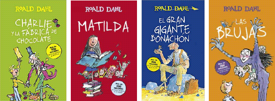 portadas libro Roald Dahl