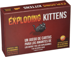 EXPLODING KITTENS - JUEGO DE CARTAS. EXPLODING KITTENS