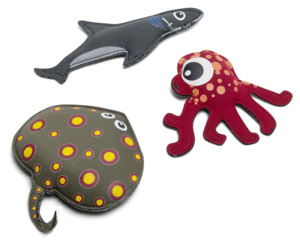 BUCEO ANIMALES: TIBURÓN, RAYA Y PULPO. BUITENSPEEL