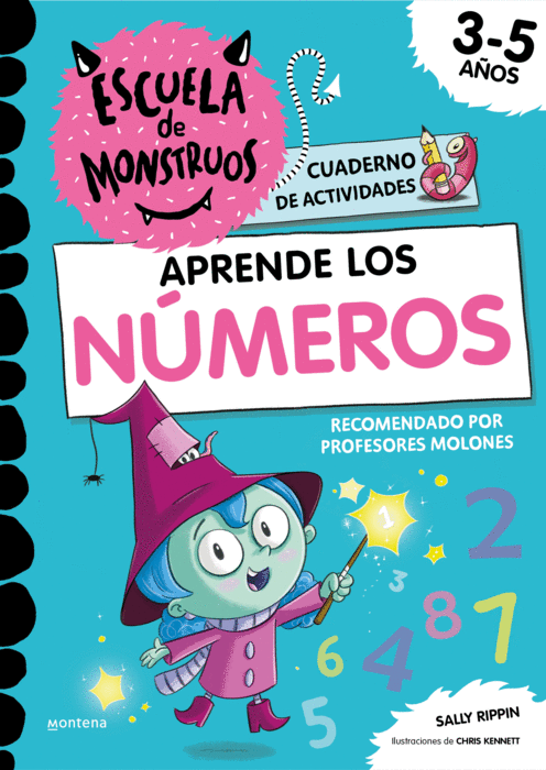 Libros en español para niños de 3-5 años: cuadernos de caligrafía, números