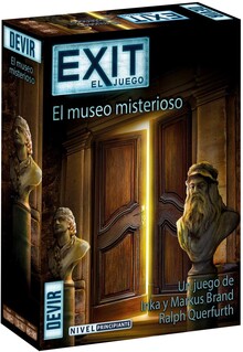 ESCAPE PRINCIPIANTE EXIT EL MUSEO MISTERIOSO - ESCAPE ROOM - JUEGO DE CARTAS. DEVIR